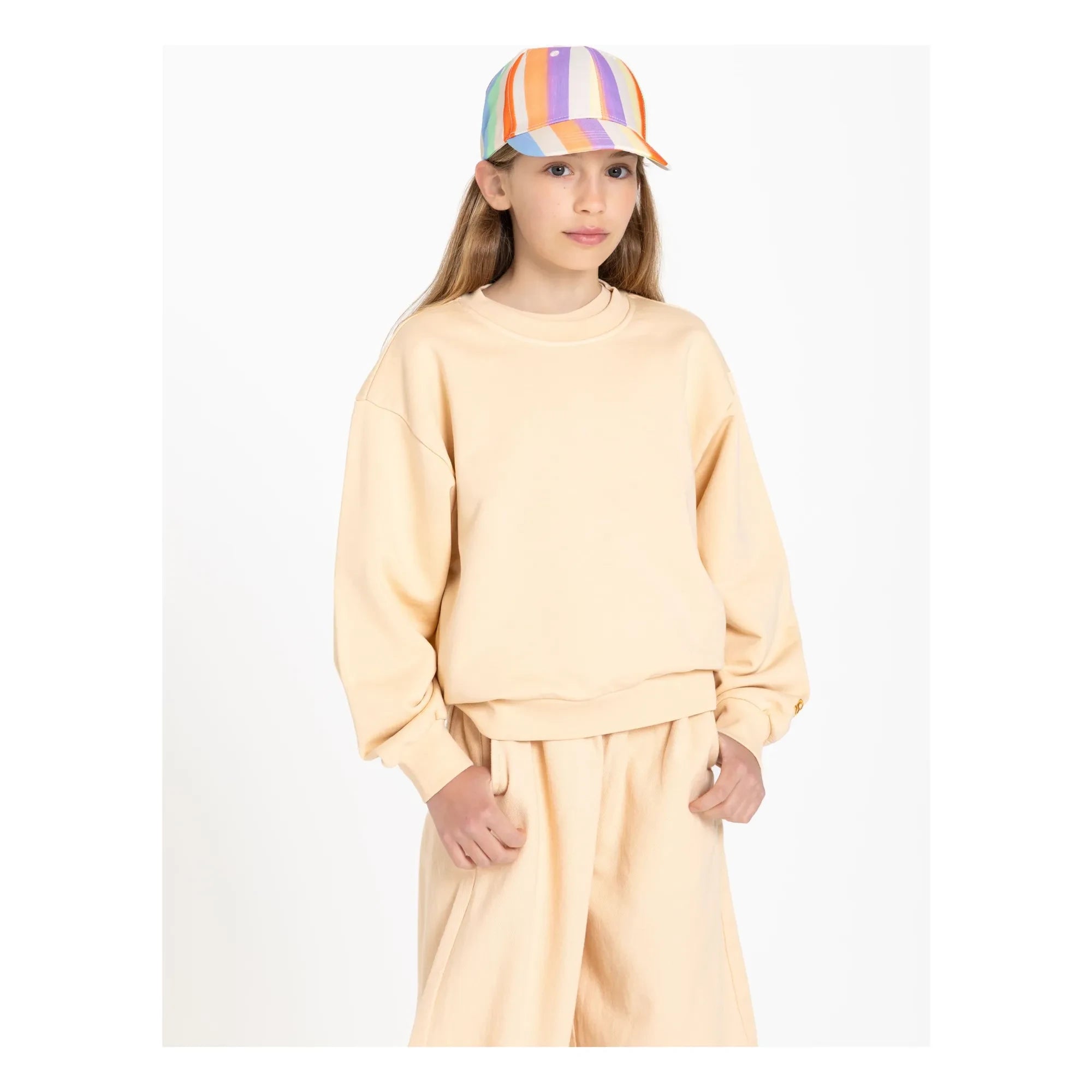 Smallable Kid - Sudadera Maia de algodón orgánico | Amarillo claro
