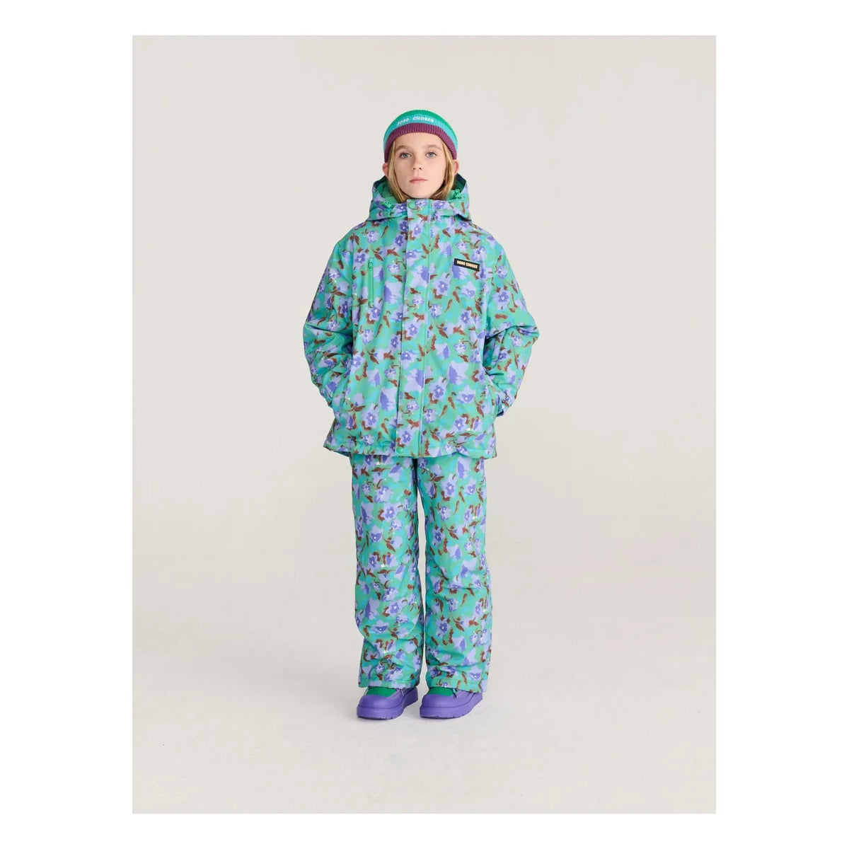 Bobo Choses - Chaqueta de esquí de fibra reciclada Fleurie | Turquesa