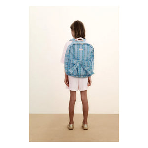 Tinycottons - Mochila vaquera con flores | Azul