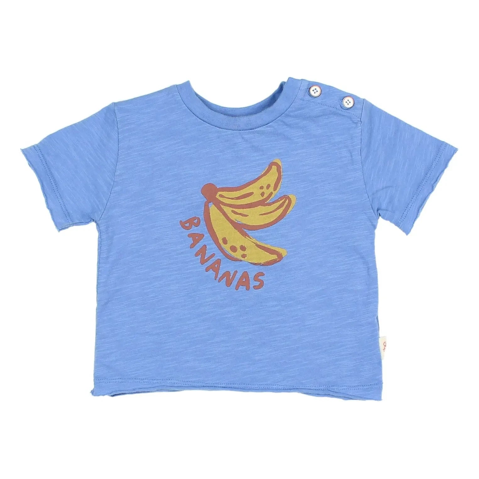 Búho - Camiseta de bebé de algodón orgánico Muz | Azul índigo