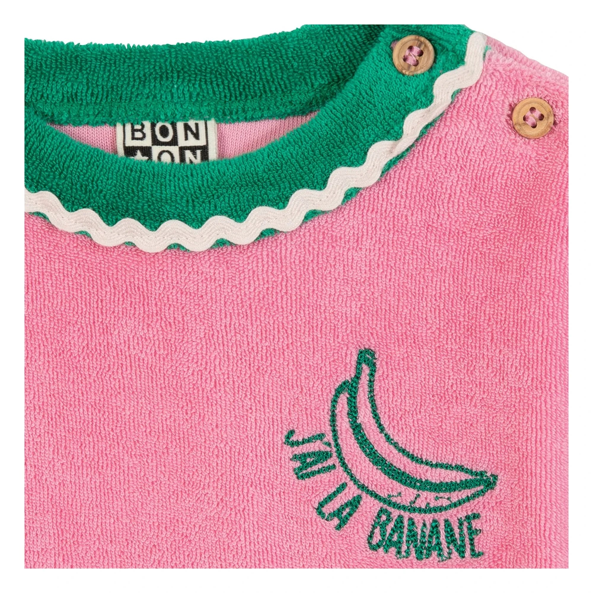 Bonton - Livia Bebé Esponja Camiseta | Rosa caramelo