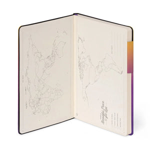 Legami - Cuaderno con Páginas en Blanco y Funda Suave - Vibras de Atardecer - Mi Cuaderno