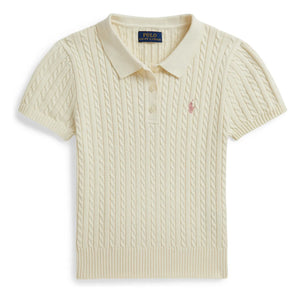 Ralph Lauren - Polo de punto fino | Crema