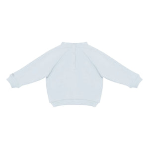 Donsje - Sudadera Foppe Oso Polar Algodón Orgánico | Azul Hielo