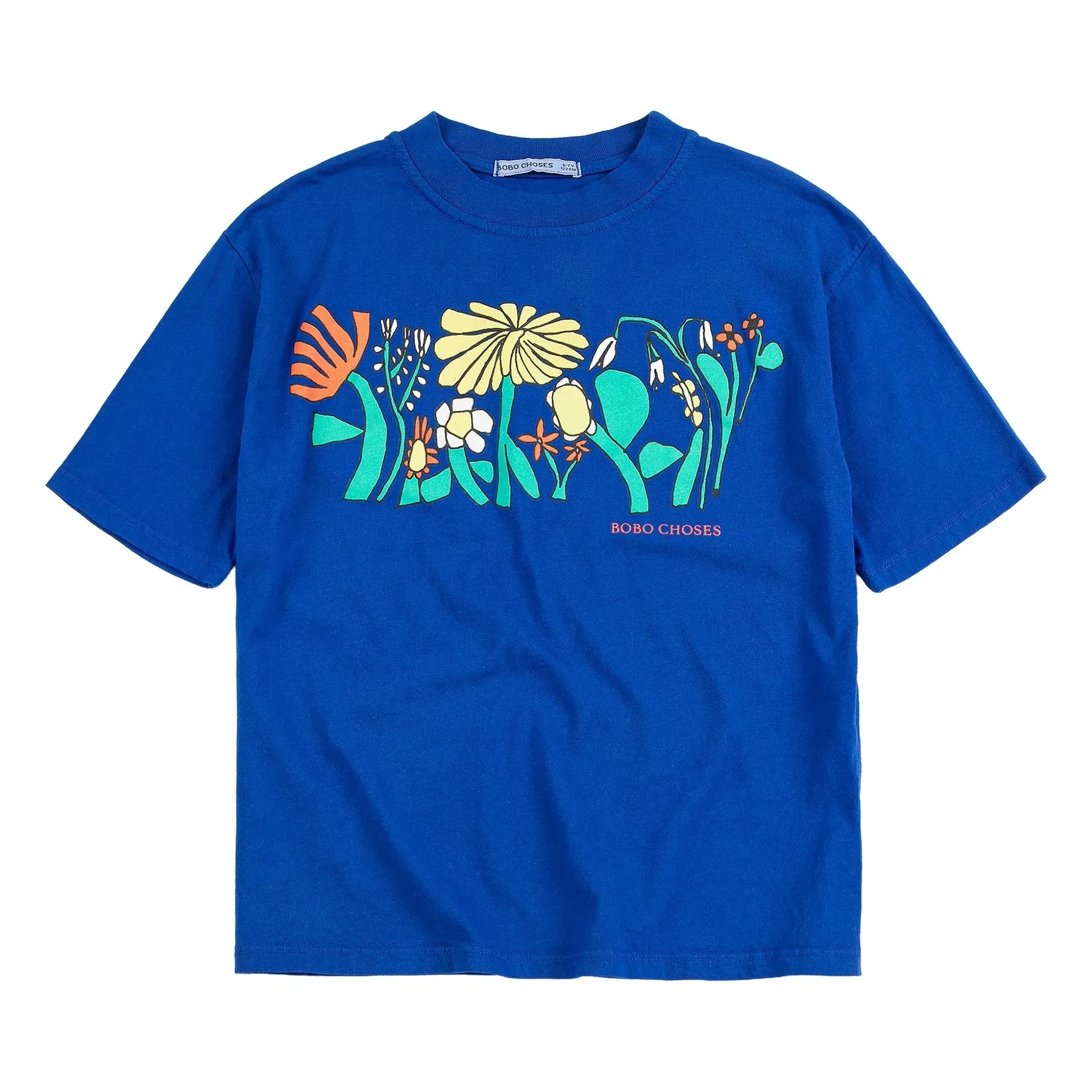 Bobo Choses - Camiseta de algodón orgánico Herbalist | Azul real