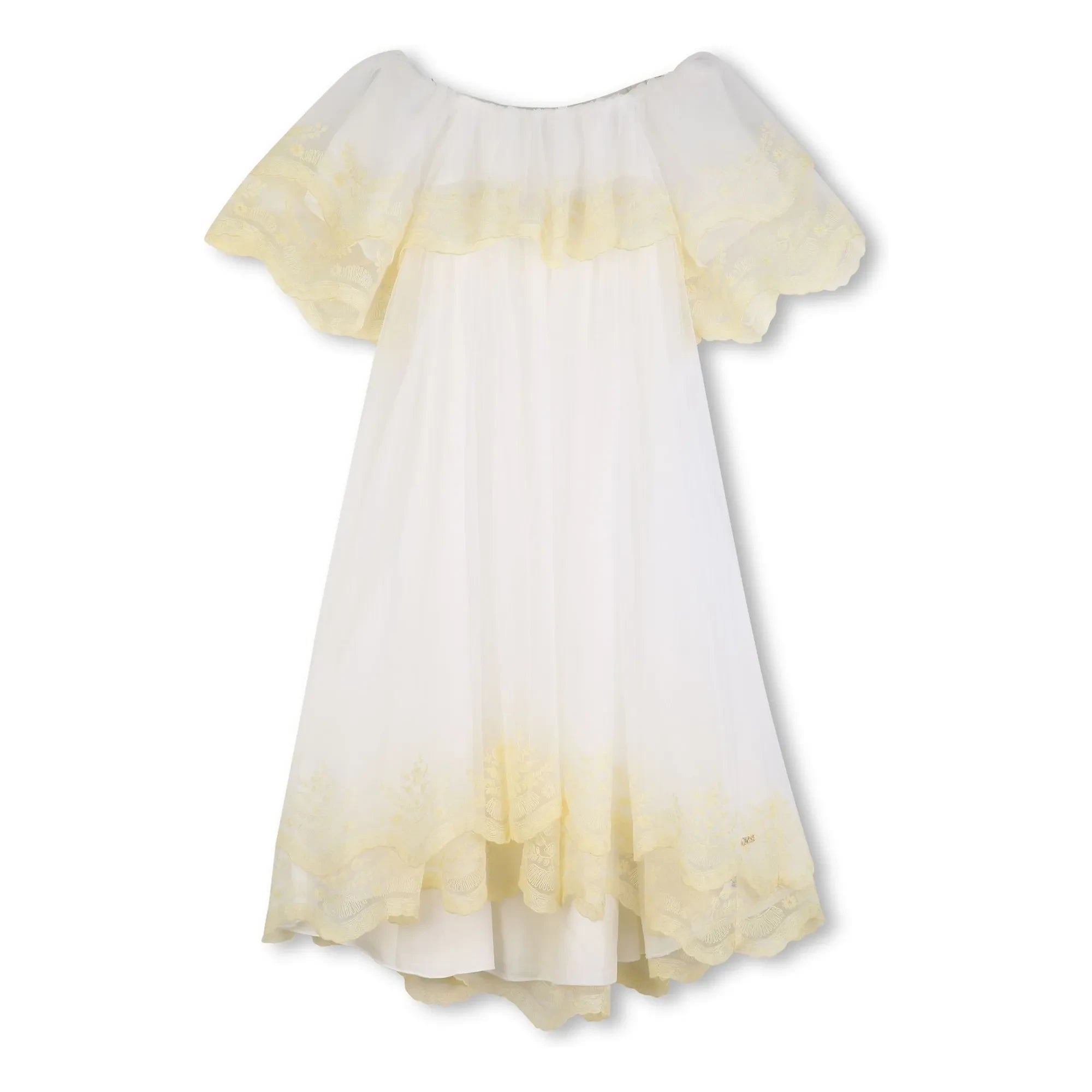 Chloé - Vestido bordado | Blanco
