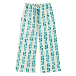 Tinycottons - Pantalón Estampado Floral | Blanco