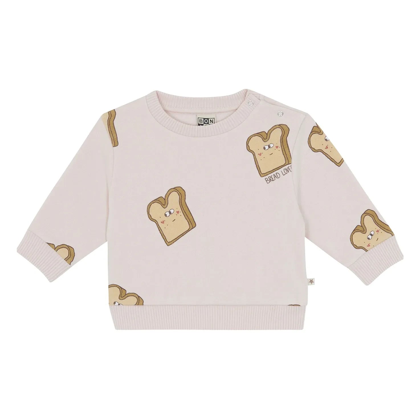Bonton - Sudadera Smily Bread Rosa