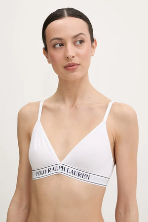 Sujetador triangular de algodón Polo Ralph Lauren