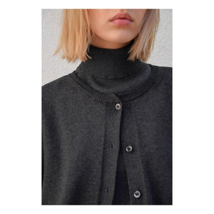 THEAVANT - Cárdigan de algodón orgánico Saint Etienne | Negro