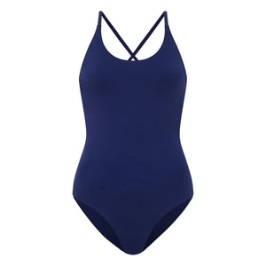 Smallable Woman - Amy Traje de baño de una pieza con espalda cruzada | Azul índigo
