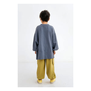 Repose AMS - Sudadera de algodón orgánico en forma de caja | Gris carbón