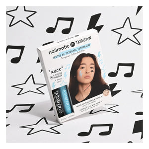 Nailmatic Kids - Tattoopen Rock - Set de dos rotuladores para tatuajes