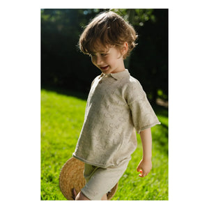 Bayiri - Polo de algodón orgánico subacuático | Gris
