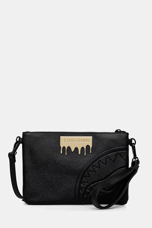 Sprayground - Bolso de hombro de cuero sintético negro 910B9044NSZ