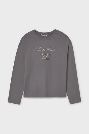 Blusa de algodón de manga larga Mayoral