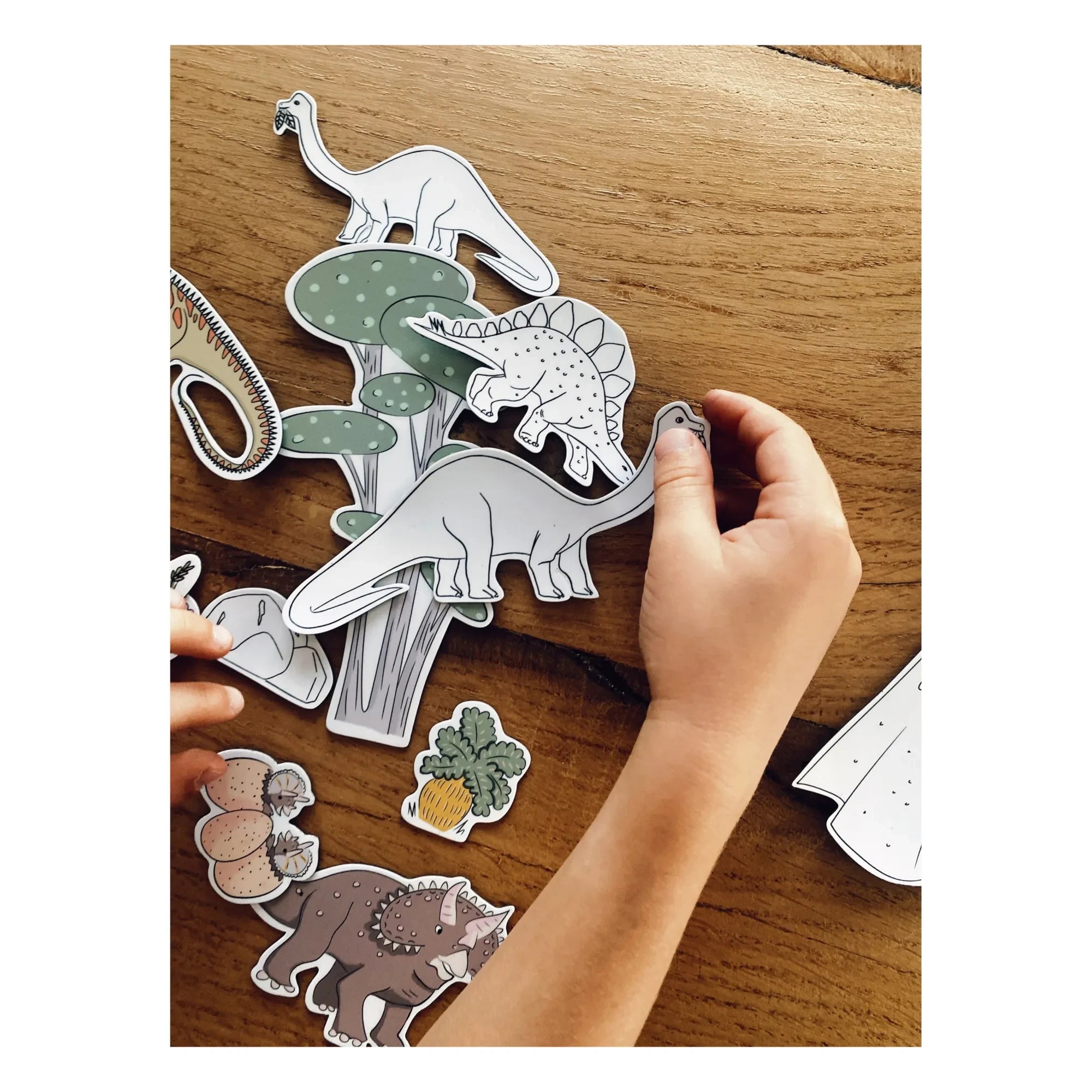 Ferflex - Imanes de dinosaurios - Set de 43 piezas