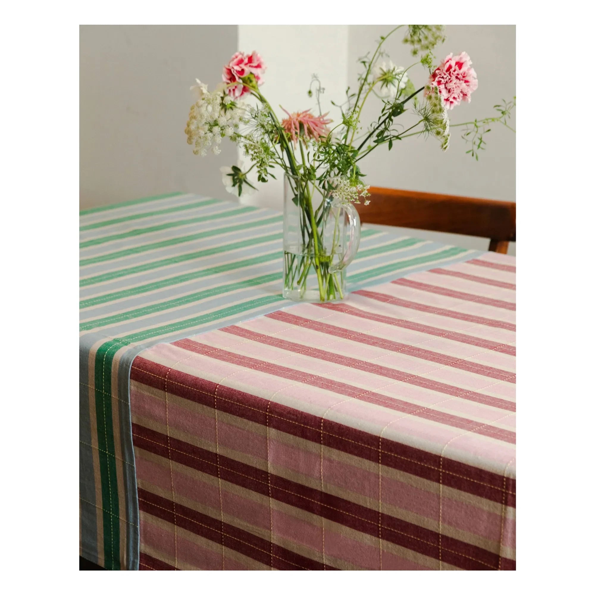 Tarta Gelatina - Mantel de algodón orgánico | Verde