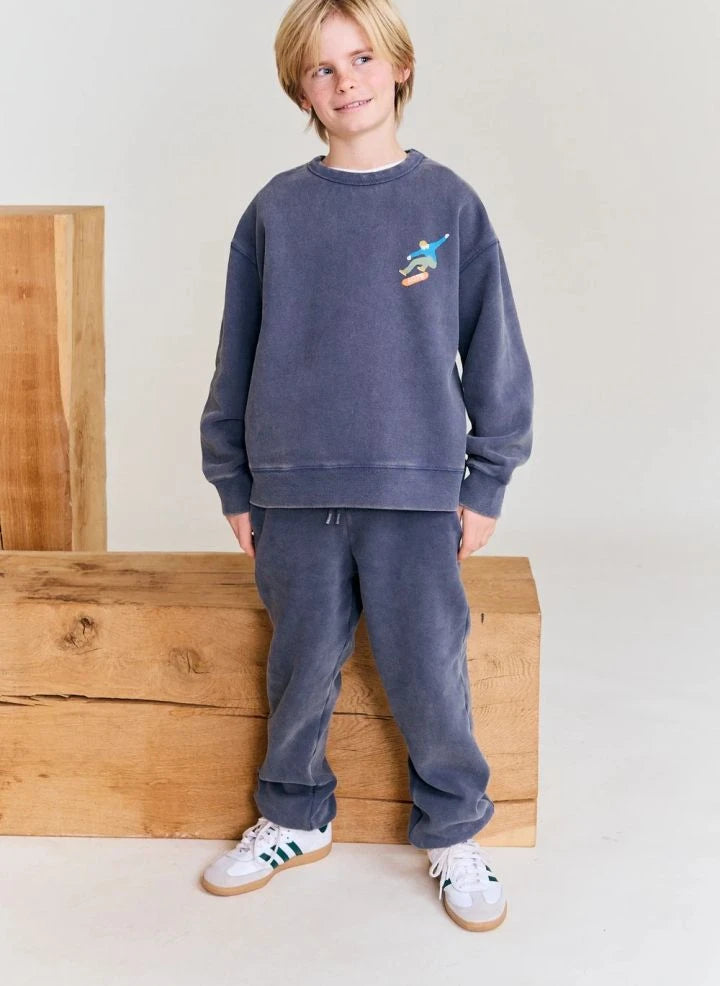 AO76 - Jogger Roman SW Algodón Reciclado | Gris carbón