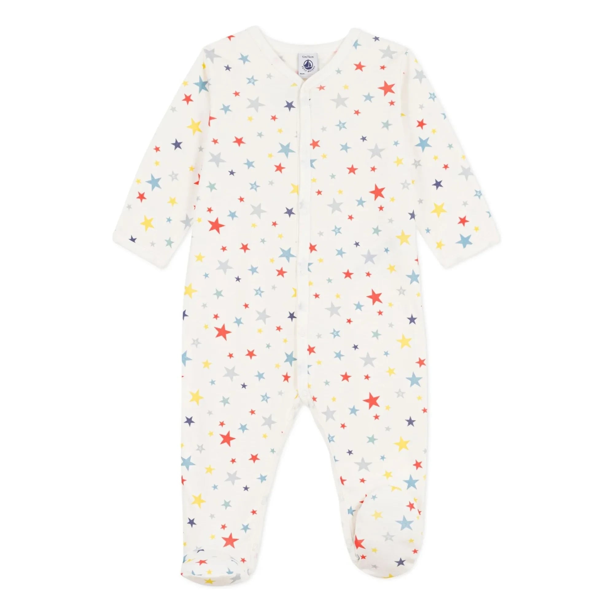 Petit Bateau - Pijama Dors Bien Estrellas | Blanco