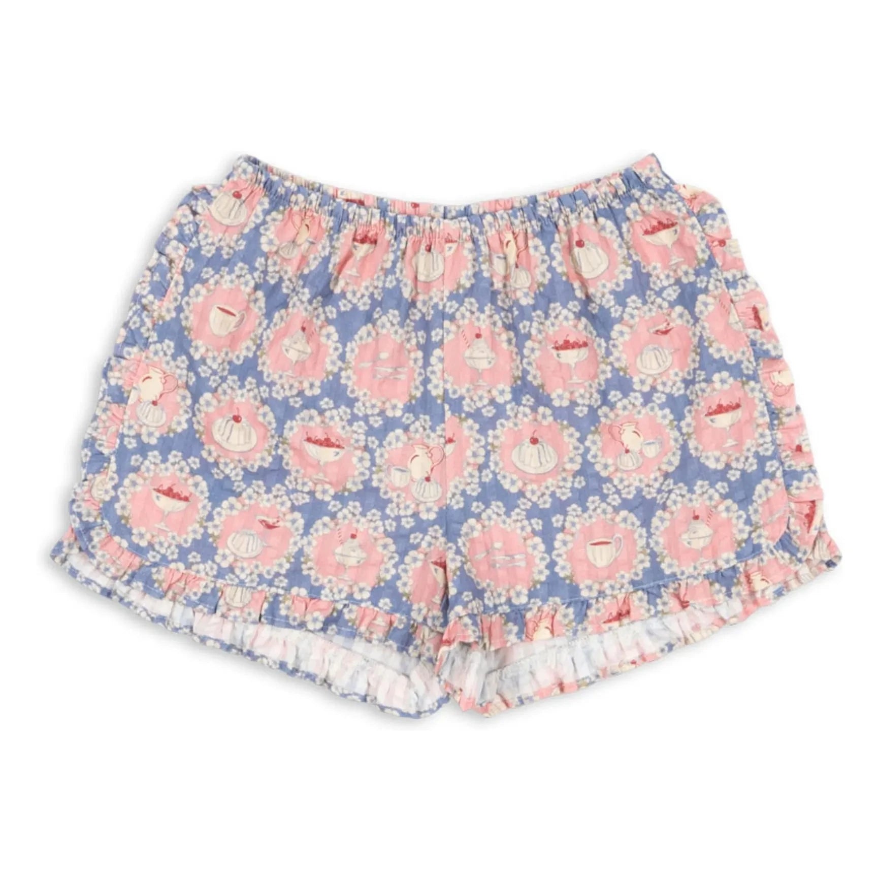 Konges Sløjd - Shorts Kim Snacks de Algodón Orgánico | Azul