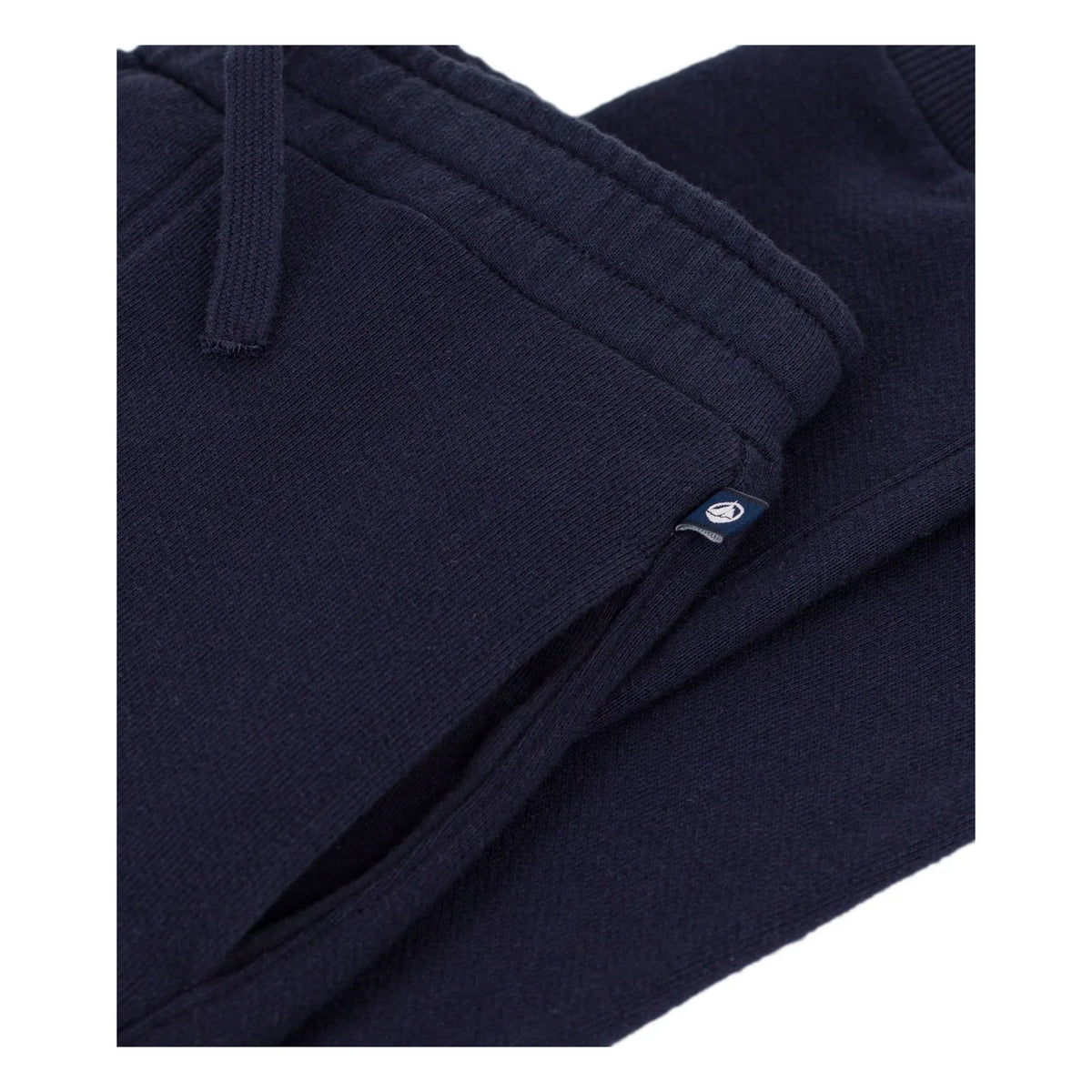 Petit Bateau - Jogger polar liso | Azul marino