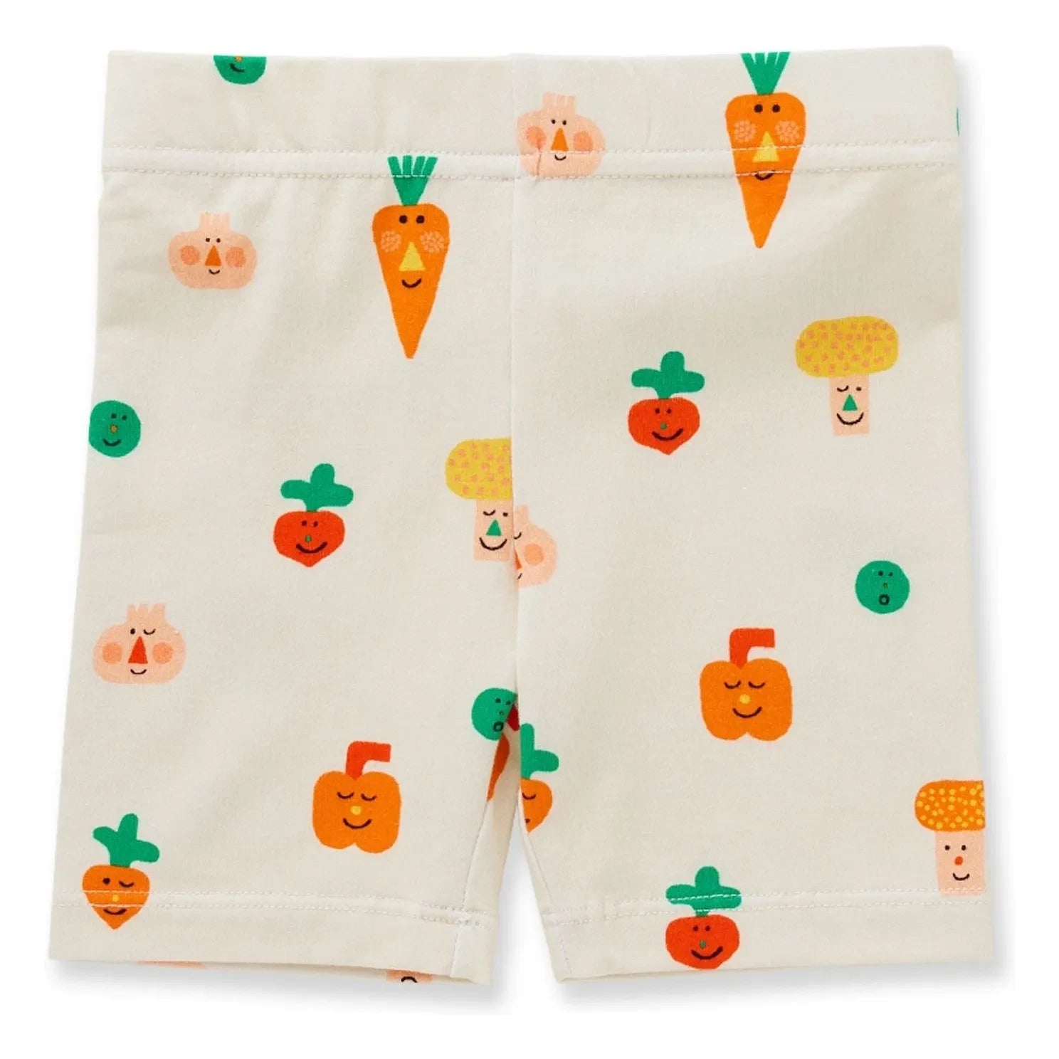 Halcyon Nights - Pantalones Cortos Biker de Algodón Orgánico Corte Zanahoria | Crudo
