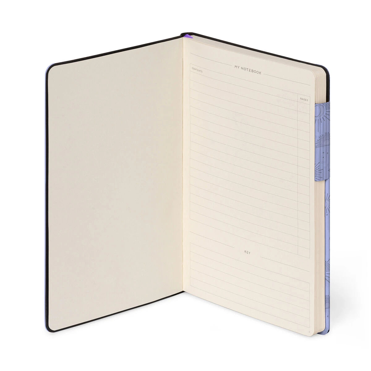 Legami - Cuaderno de líneas con funda suave monocromática - Lila Cósmico - Mi Cuaderno