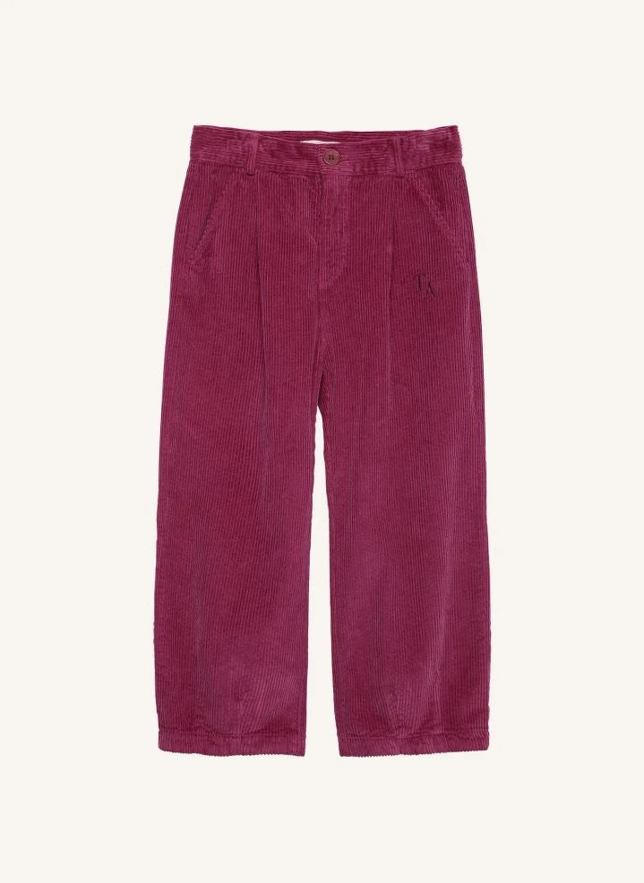 True Artist - Pantalón N°1 Terciopelo Algodón Orgánico | Fucsia