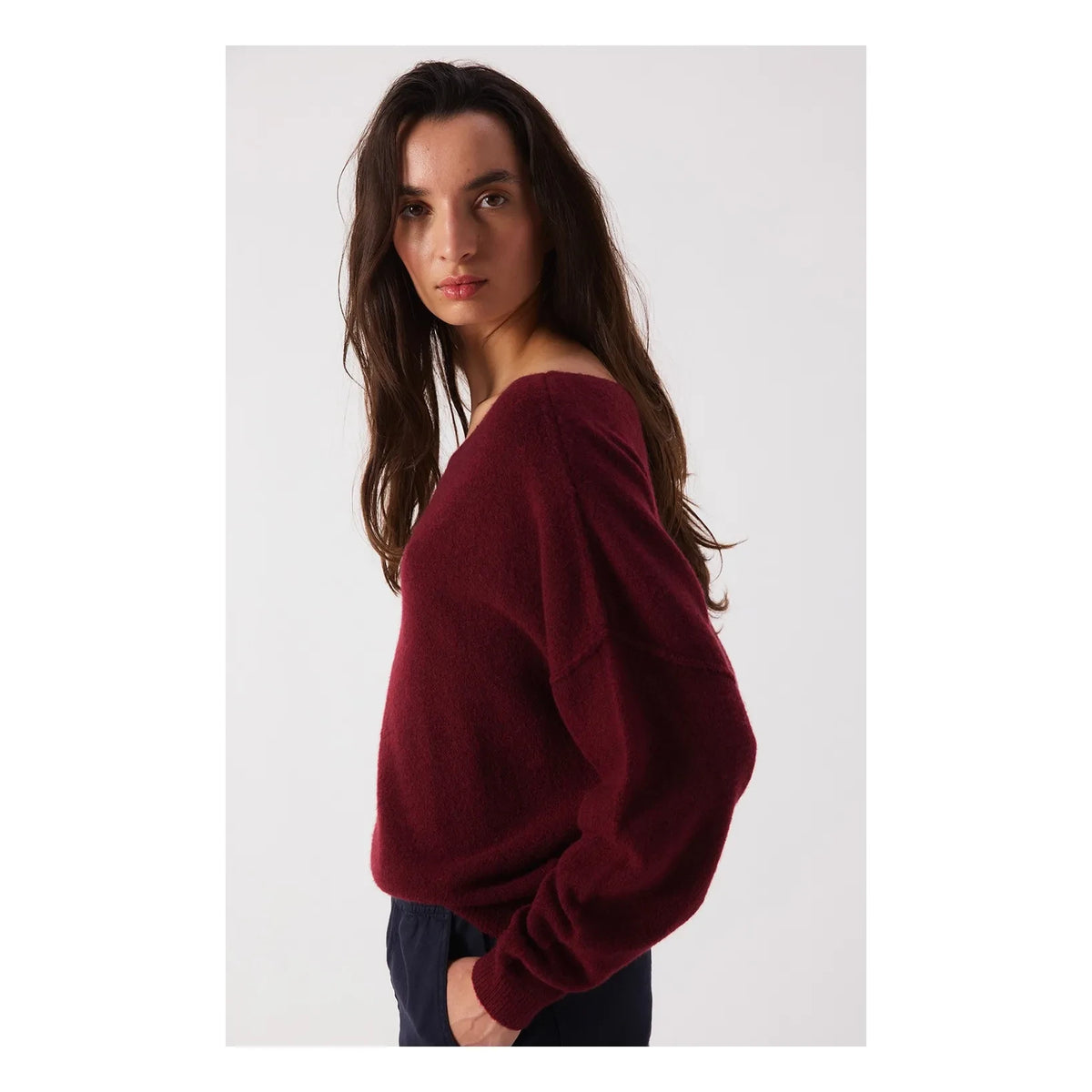American Vintage - Jersey de lana Damsville | Cherry Wood