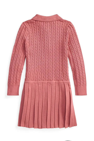 Vestido de algodón con pliegues Polo Ralph Lauren