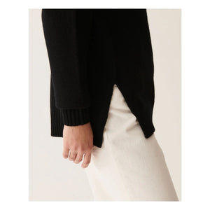 Bompard - Jersey de cachemira de cuello redondo | Negro