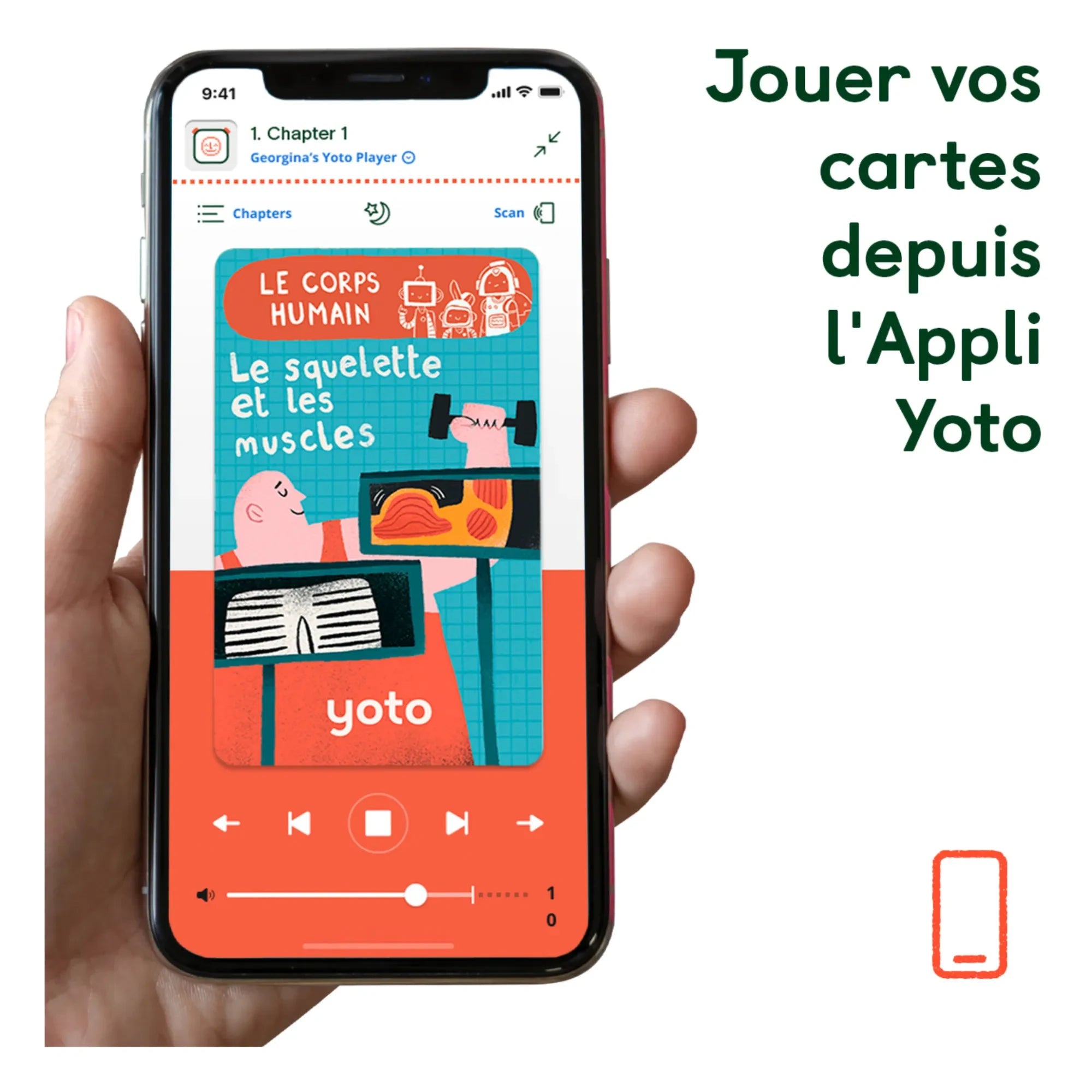 Yoto Player - Tarjetas Yoto El cuerpo humano - Paquete de 8