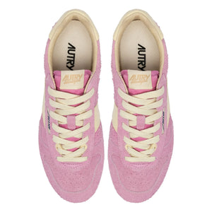 Autry - Zapatillas deportivas Windspin Low de ante y piel bicolor | Rosa