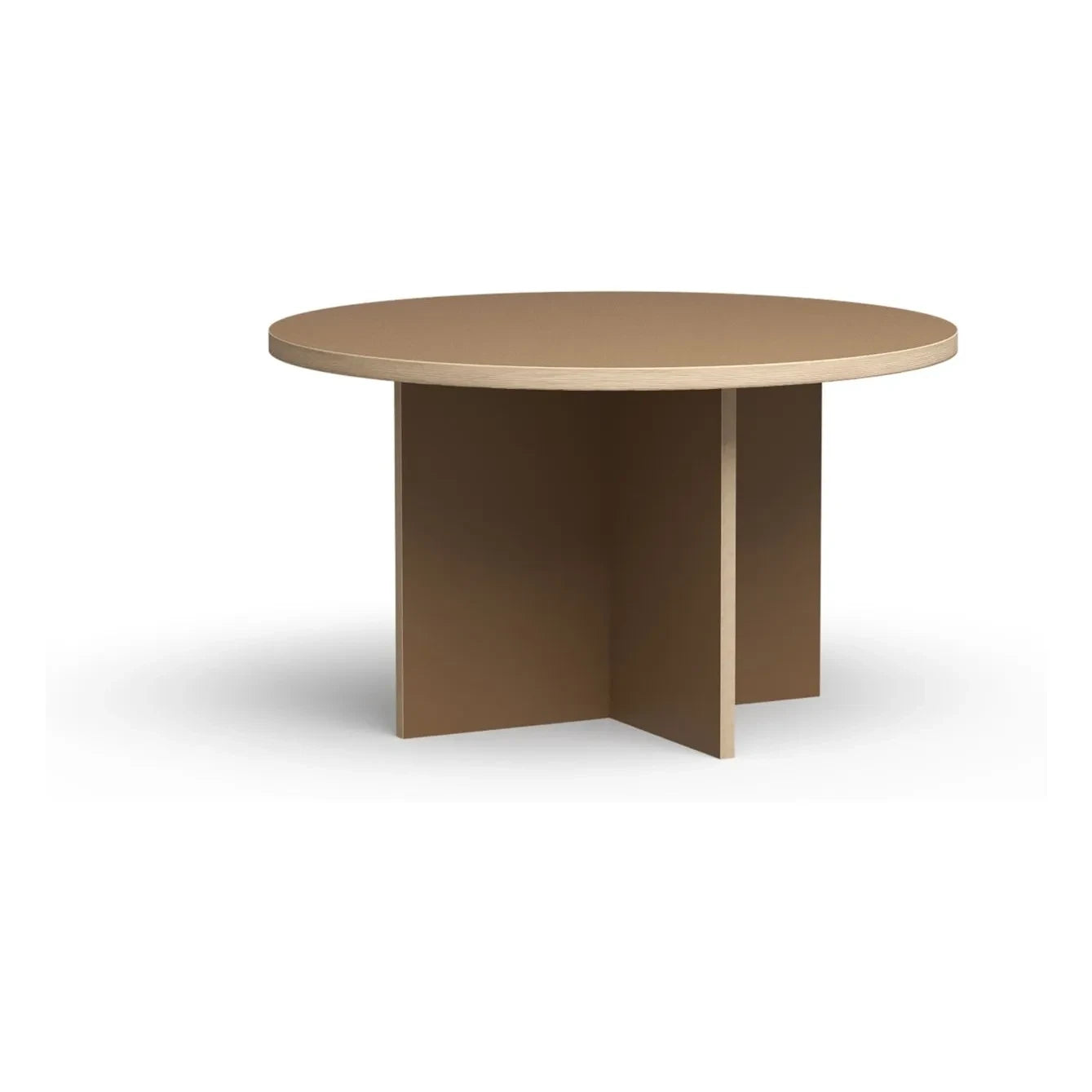 HKliving - Mesa de comedor redonda | Marrón