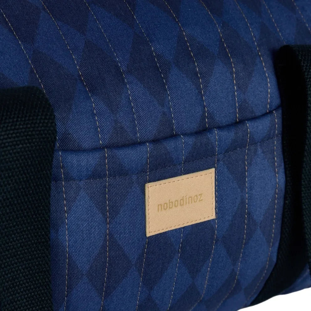 Bolsa de fin de semana Nobodinoz - Hyde Park Diamonds | Azul