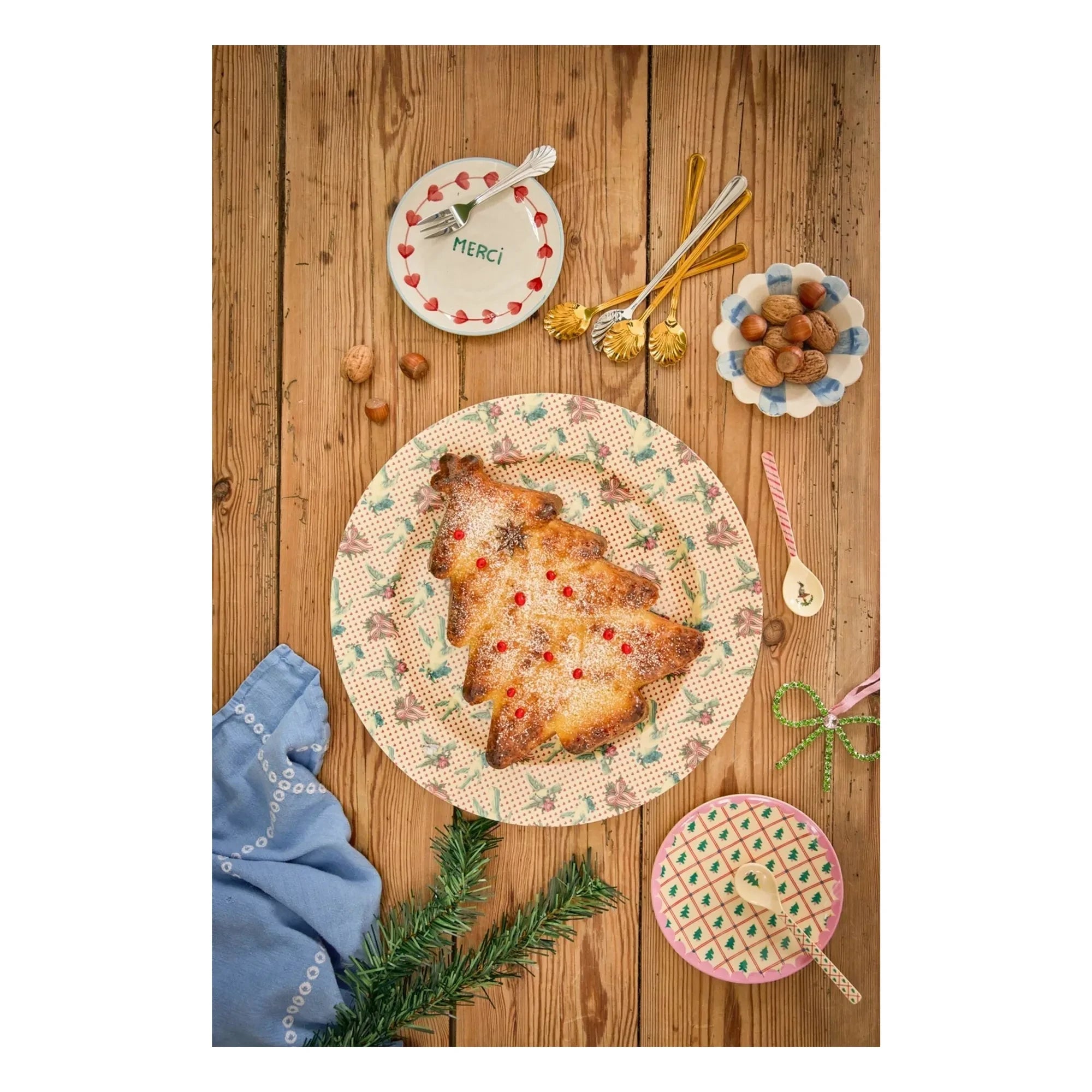 Arroz - Molde de pastel de abeto | Verde