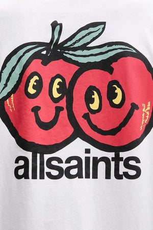 AllSaints camiseta básica de algodón para hombre MUTUAL