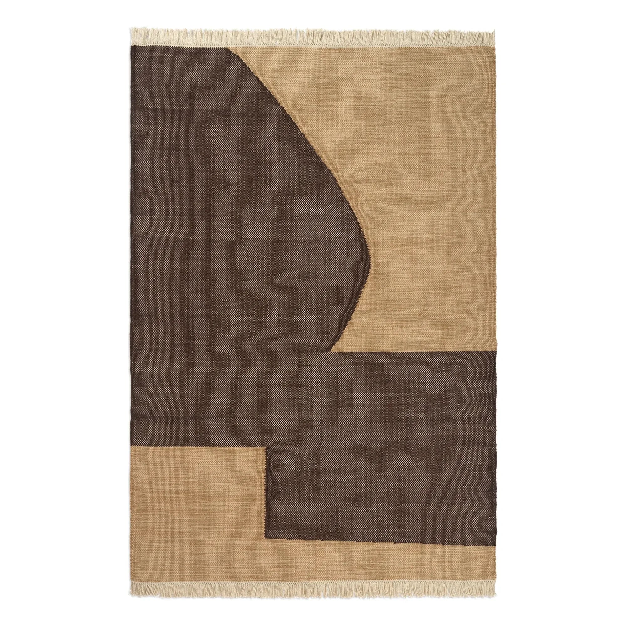 Ferm Living - Alfombra Forene | Chocolate