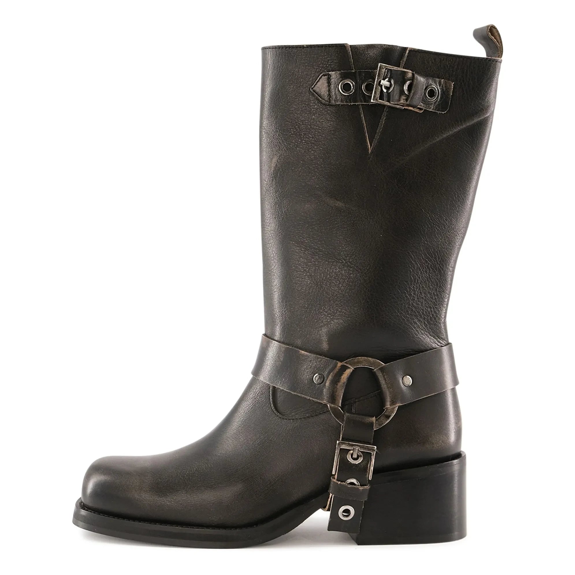 Toral - Botas de piel Laura | Negro