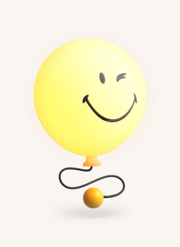 MOB - Bubbly Aplique de Pared - MOB x Smiley World | Amarillo