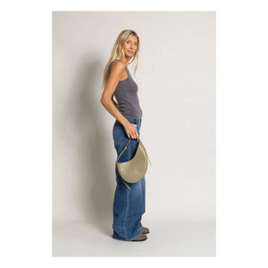 Smallable Woman - Ayla Camiseta de Tirantes Acanalada de Algodón Orgánico | Carbón