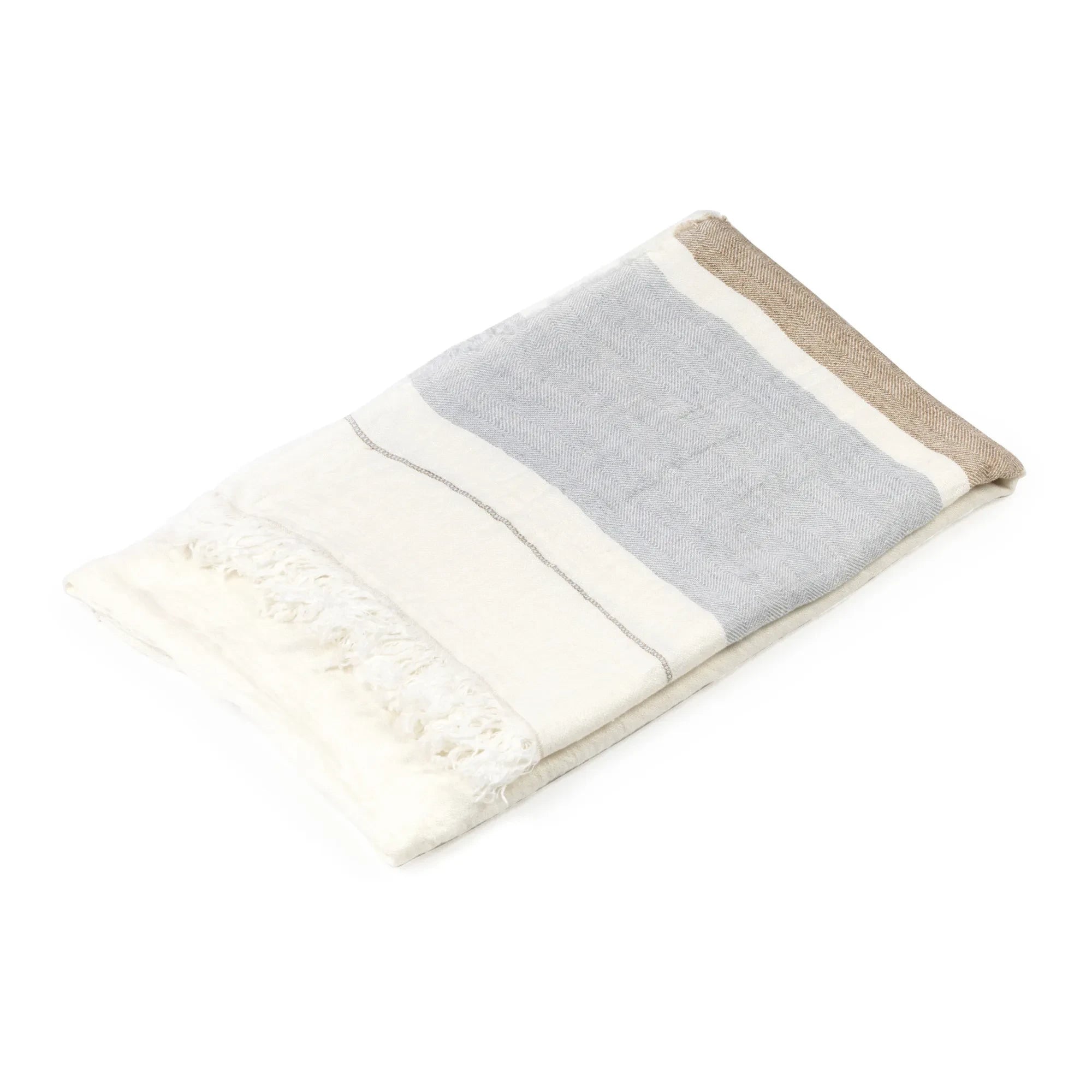 Libeco - Toalla de playa belga | Blanco