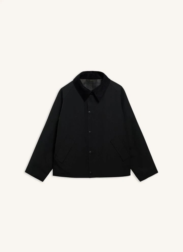 Barbour - Transporter Abrigo reversible | Negro