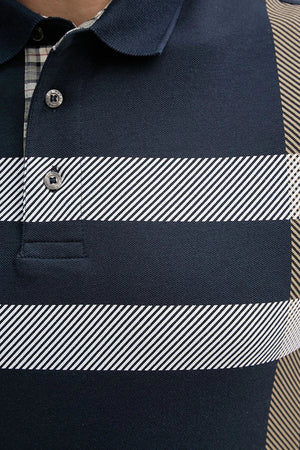 Camiseta de algodón con cuello Barbour Blaine