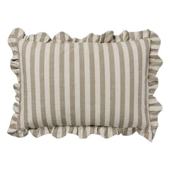 Broste Copenhagen - Funda de almohada rectangular Ina | Marrón