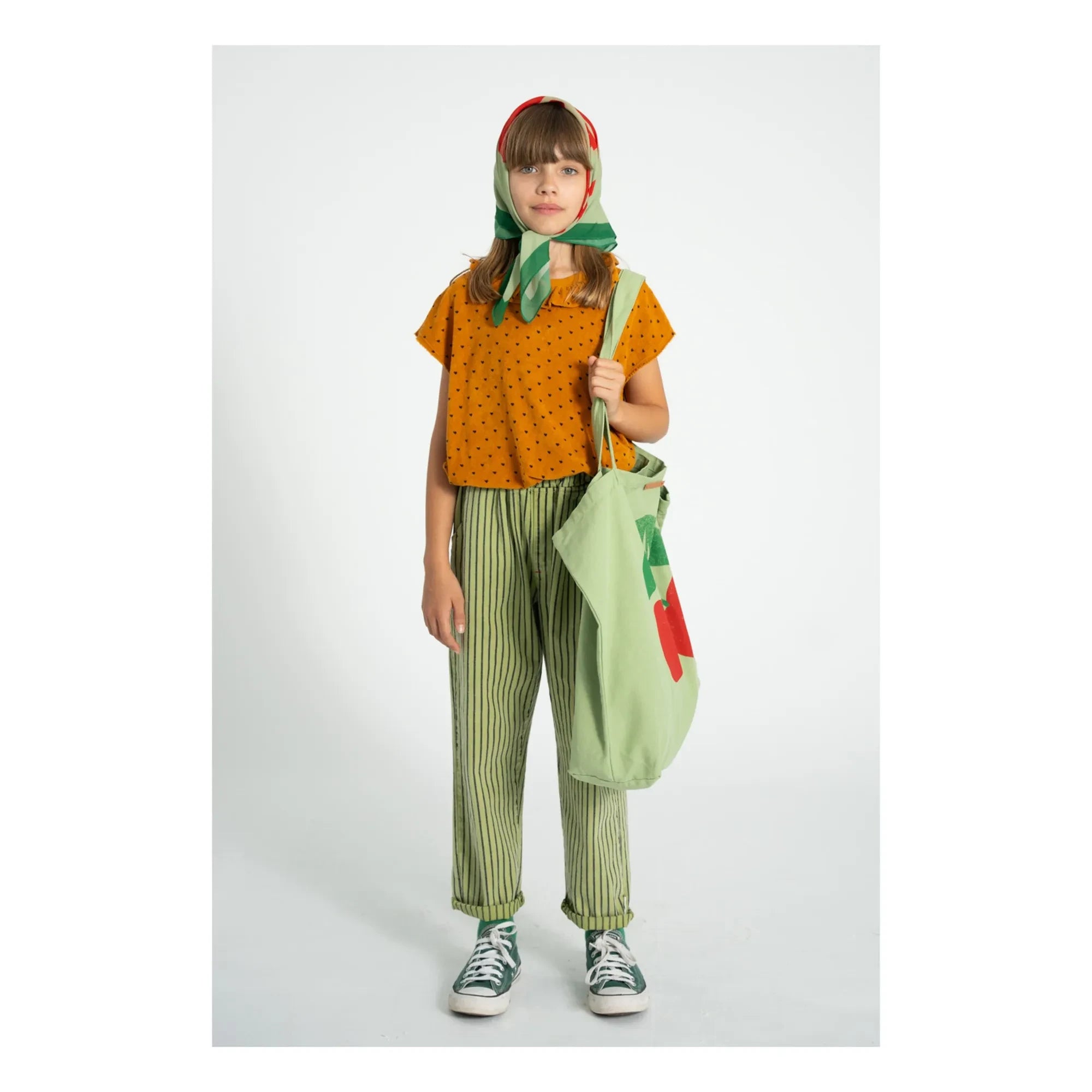 Piupiuchick - Camiseta de algodón orgánico con corazón | Camel