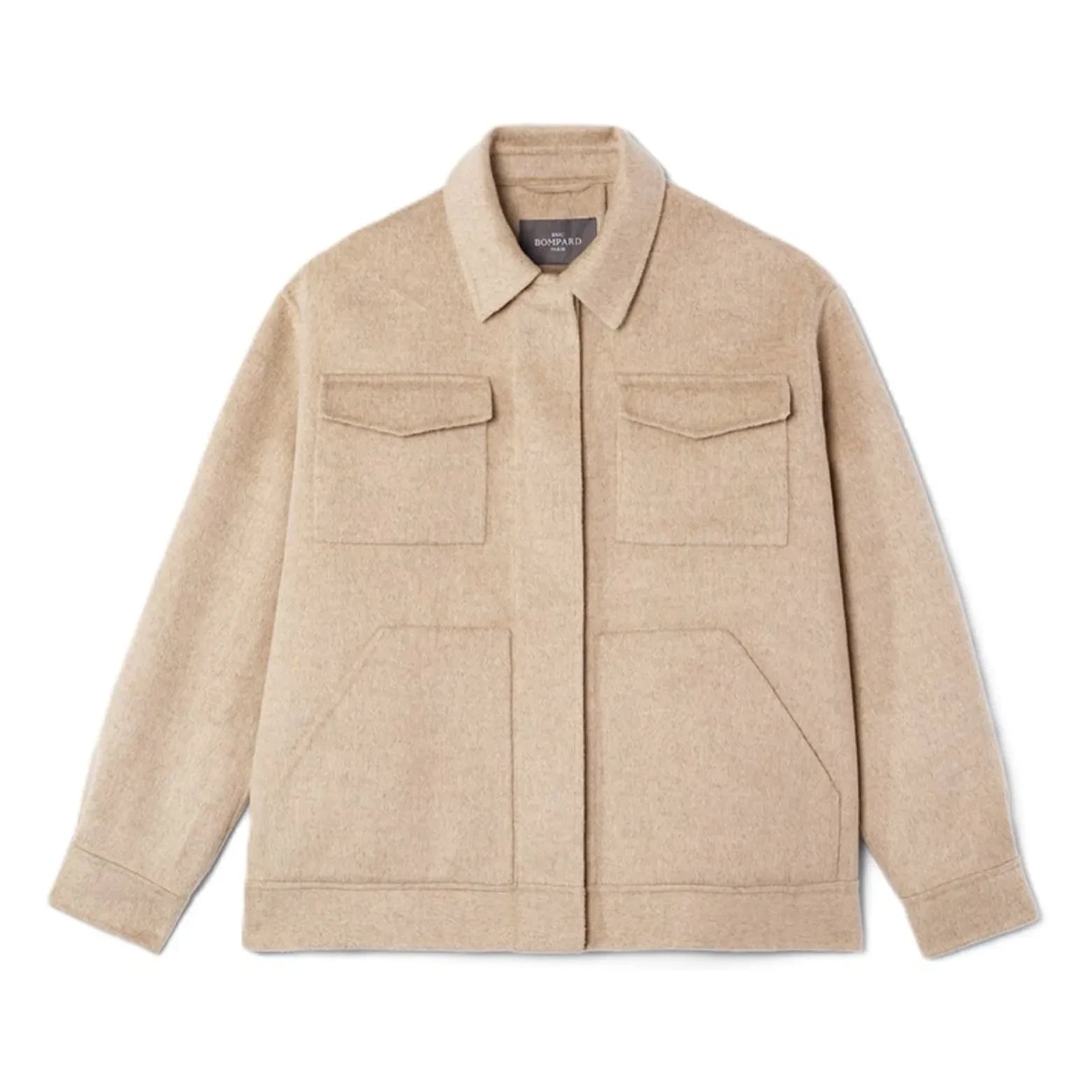 Bompard - Chaqueta de lana de doble cara | Beige