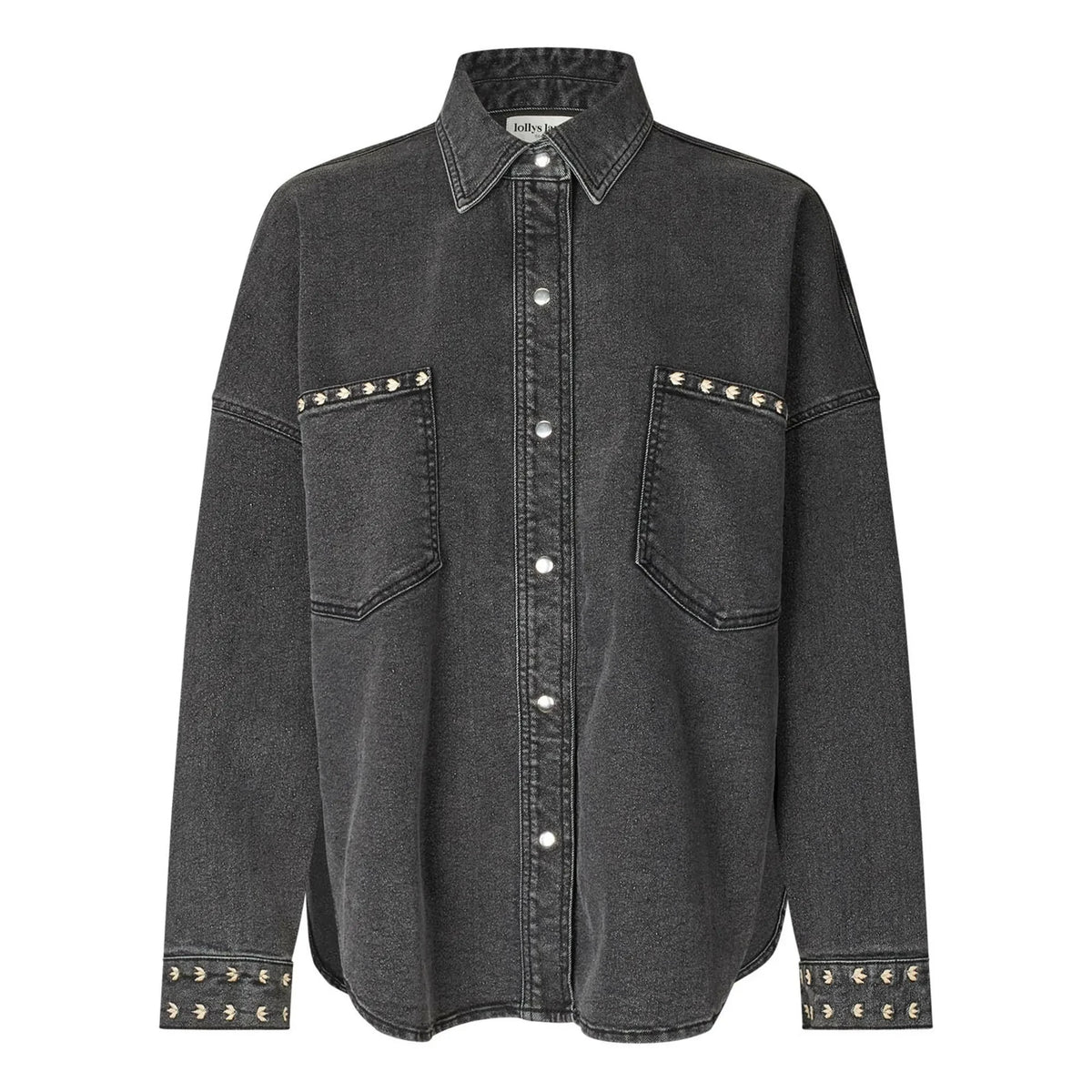 Lollys Laundry - Veida Denim Overshirt | Negro Lavado