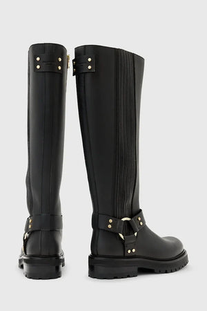 Botas de cuero altas Maddie de AllSaints